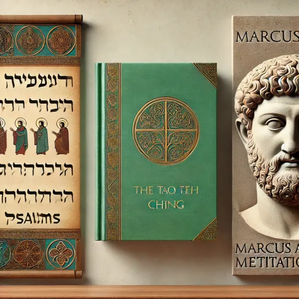 A collection of the three sacred texts mentioned later in this article.